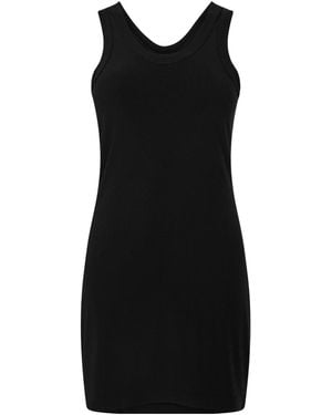 Norma Kamali Racer Mini Dress - Black