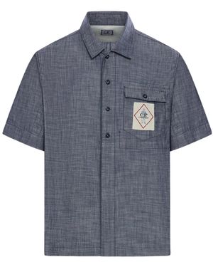 C.P. Company Short-Sleeved Shirt - Blue