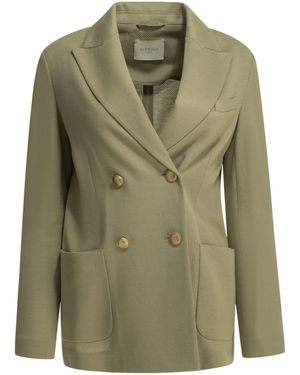 Circolo 1901 Double-Breasted Suit Jacket - Green