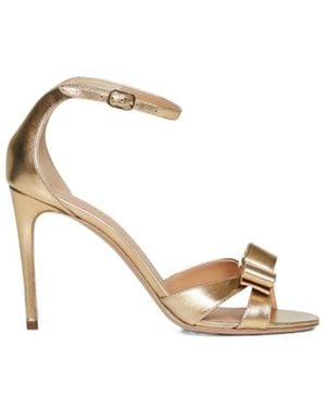 Ferragamo Vara Bow Sandal - Metallic
