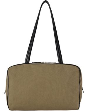 The Row Zippered Shoulder Bag - Metallic
