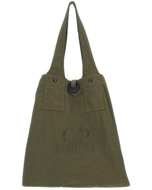 C.P. Company Twill Tote Bag - Green