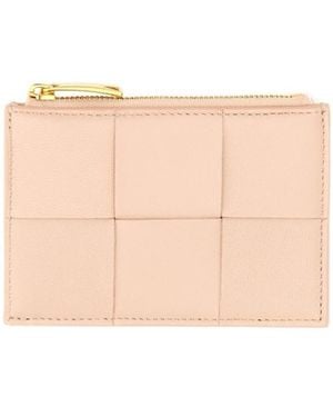 Bottega Veneta Cassette Zipped Wallet - Natural