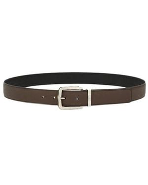 Ferragamo Pin Buckle Belt - White
