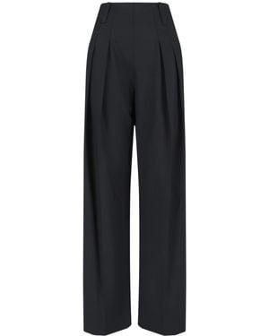 ボトムスその他 Victoria Beckham Cropped black trousers in wool blend VICTORIA BECKHAM Cropped crepe flared pants | NET-A-PORTER