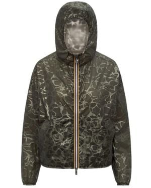 K-Way Laurettee Super Light Hooded Jacket - Green