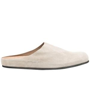 Common Projects Round-Toe Slippers - White