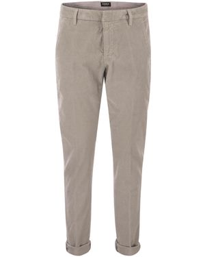 Dondup Gaubert Slim Milleraies Trousers - Grey