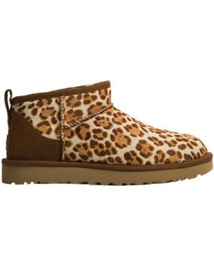 UGG Classic Ultra Mini Plains Boots - Brown