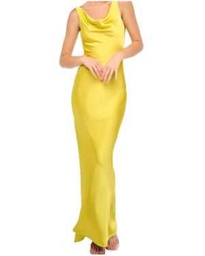 Norma Kamali Maria Gown - Yellow