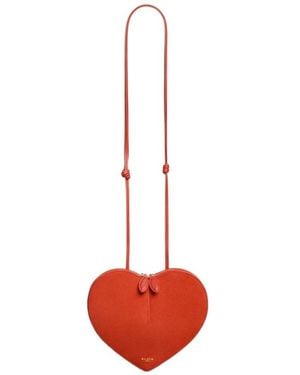 Alaïa Heart-Shaped Shoulder Bag - White