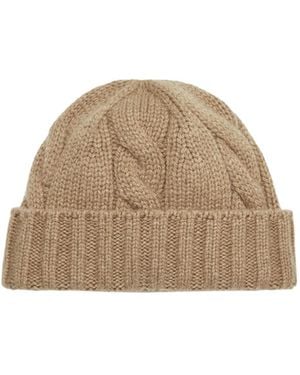 Loro Piana Napier Beanie - Brown