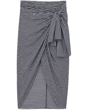 Frankie Shop Thira Wrap Skirt - Grey