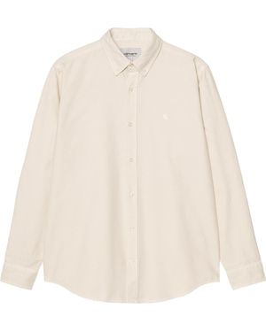 Carhartt Wip Bolton Long Sleeved Shirt - Natural