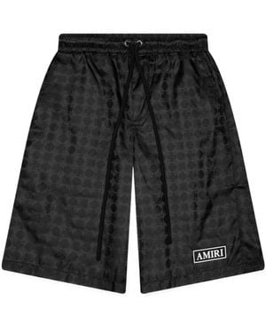 Amiri Ma Quad Logo Jacquard Shorts - Black