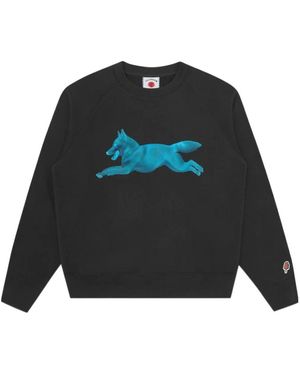 ICECREAM Crew-Neck Print Sweatshirt - Blue