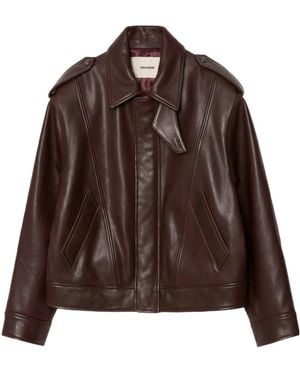 Zadig & Voltaire Leather jackets for Women | Online Sale up to 47