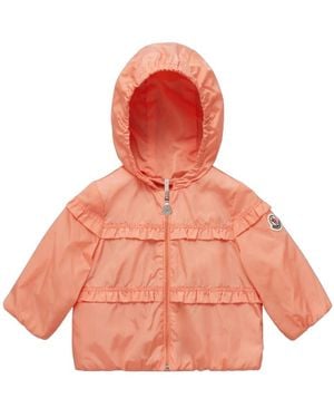 Moncler Logo Coat - Pink