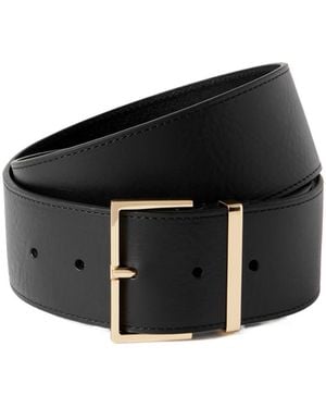 Frankie Shop Evro Leather Belt - Black