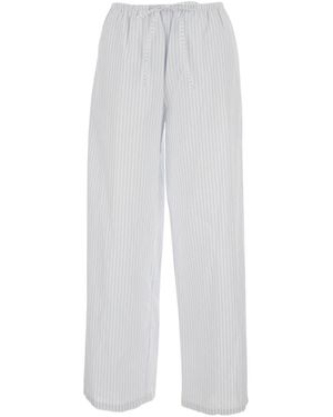 DUNST Striped Drawstring Pyjama Trousers - White