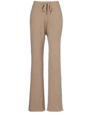 Extreme Cashmere Run Cashmere-Blend Sweatpants - Natural