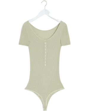 Lemaire Buttoned Rib Body - Green
