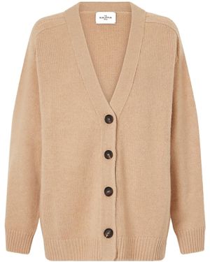 LeKasha Deepv Loosefit Knit Jumper - Natural