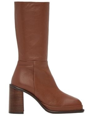 Miista High Heels, Medium Boots - Brown