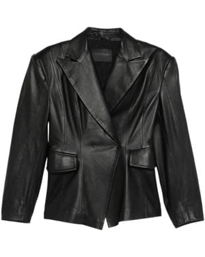 Dondup Fitted Single-Breasted Blazer - Black