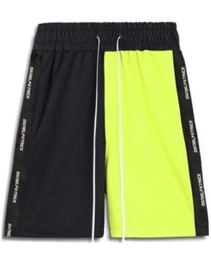 Daniel Patrick Stitching Leisure Sports Shorts - Black