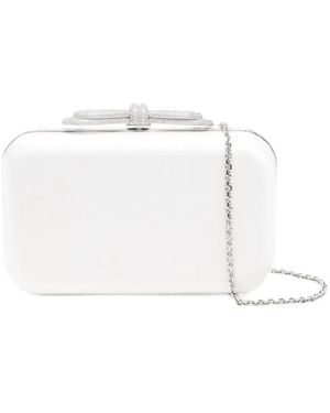 Mach & Mach Chain Shoulder Bag - White