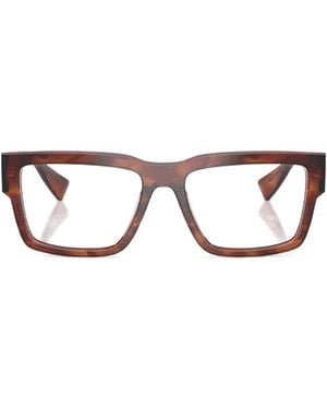 Miu Miu Rectangle-Frame Glasses - White