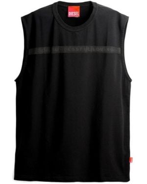 DIESEL X Tinder For Successful Loving Logo Tank Top - Black