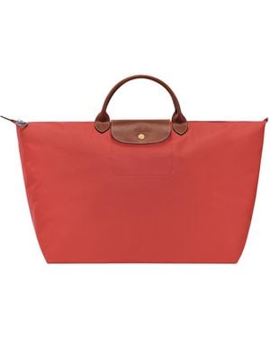 Longchamp Le Pliage Original S Travel Bag - Red