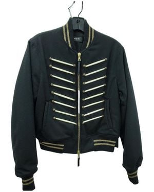 Amiri Long-Sleeved Baseball Jacket - Black