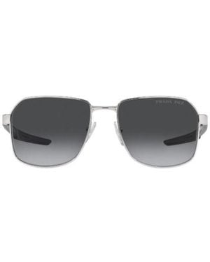 Prada Linea Rossa Prada Eyewear Rectangular Frame Sunglasses - Multicolour