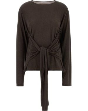 Uma Wang Stretch Modal Tibi T-Shirt - Black