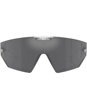 Versace Pilot-Frame Sunglasses - Gray
