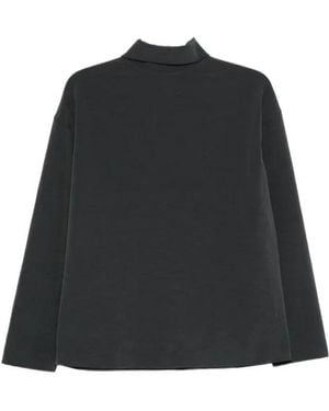 Nanushka Sitara Turtleneck Long-Sleeve Top - Black