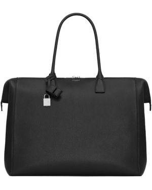 Saint Laurent North/South Doctor Bag - Black