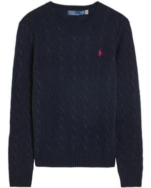 Polo Ralph Lauren Wool And Cashmere-Blend Jumper - Blue