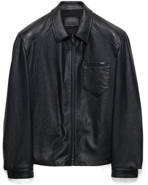 Prada Nappa Leather Jacket - Black