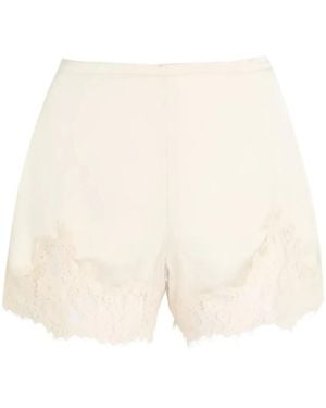 Reformation Lace Trim Shorts - White