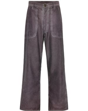 Maison Margiela Double-Dyed Workwear Trousers - Grey
