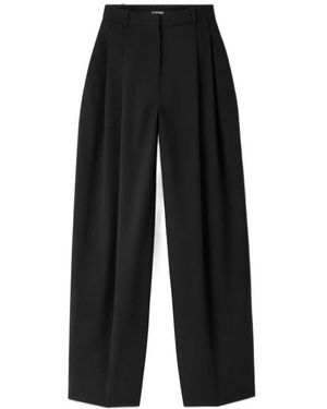 Jacquemus Casual Pants With Belt Loops - Black