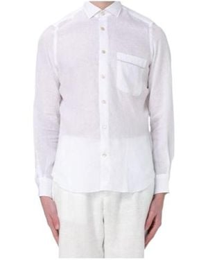 Eleventy Long-Sleeved Shirt - White