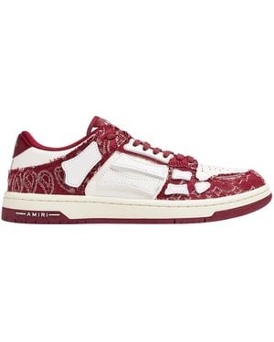 Amiri Bandana Skel Top Low Sneakers - Multicolor
