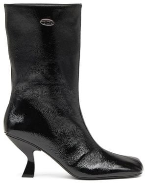 DIESEL D-Amber Tube Ankle Boots - Black