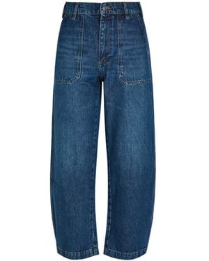 FRAME The Ranger Wide-Leg Jeans - Blue