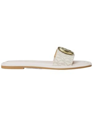 MICHAEL Michael Kors Milan Suede Ballet Flat - White
